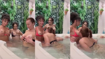 Fabi Simpatia com amigas tetudas na putaria bem molhadas