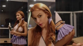 Fernanda Campos linda e sexy toda safada lendo livro