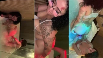 Latrisha Weed video da vagabunda no privacy trepando com amiga