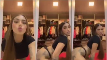 Mc Mirella mostrando todo seu rebolado