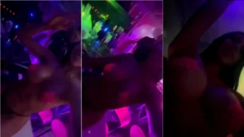 Putinha wensanchez.27 só de calcinha na balada