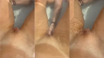 Sarah Caus privacy da puta de buceta molhada na água se gravando