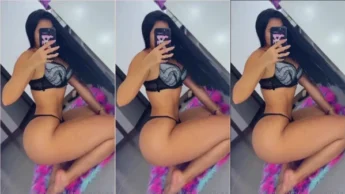 Vazou a Ana Gandica na frente do espelho se exibindo