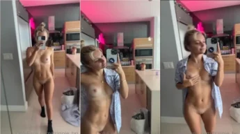 Vazou video da Trippie Bri pelada na frente do espelho