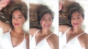 Ana Paula Leme deitada toda linda