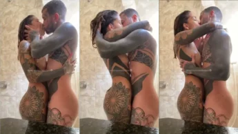 Casal Future se beija e faz amor com tesão gozando