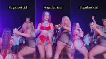 Confira a Mel Maia toda gostosa rebolando em uma festa