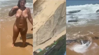 Daiane Belan video xxx da puta bêbada na praia