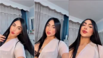 Delícia da Lau Prieto com carinha de safada