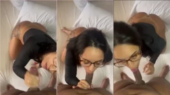 Delícia do Casal Novinhoooos em uma cena de boquete