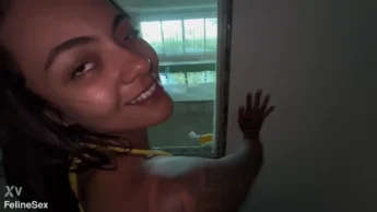 Feline Sex video da puta na trepada com seu macho