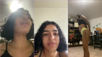 Flagra da Raiany Keise provocando