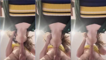 Gata Hazey Hayley pagando boquete