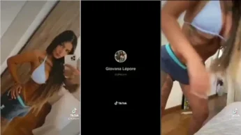 Gi Lepore toda linda provocando com cara de safada