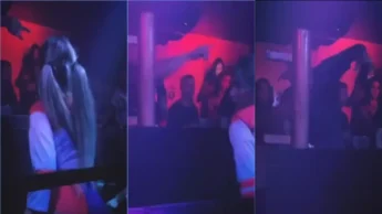 Giovana Lepore em video na balada