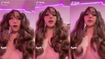 Hanna Punzel exibindo os peitões