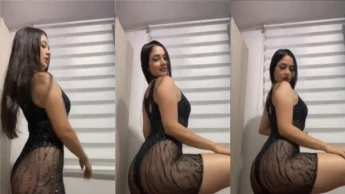 Laura Natali rebolando o bundão