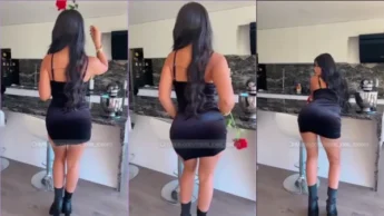 Maria Jose Rosero exibindo o traseiro grande e lindo