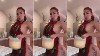 Nalgonaof cozinhando com a raba de fora
