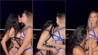 Putinha Sara Benavidez L se pegando com a amiga lésbica gostosa