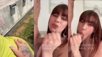Vazou a Carla Vyx chupando até beber leitinho