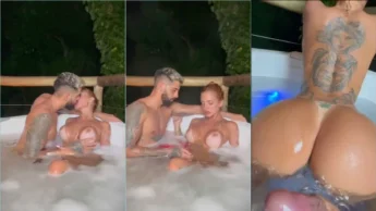 Vazou a Kevlyn Santos transando na banheira