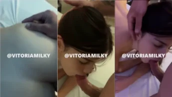 Vazou a Vitoria Milky de quatro dando pro dotado
