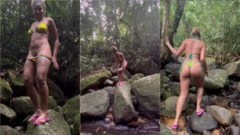 Vazou video da Emilly Baianinha fazendo xixi no lago