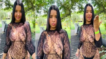 Video caseiro da angieacoss mostrando os seios em publico