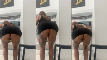 Video caseiro da Fla Oliver mostrando por baixo do vestido