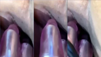 Video caseiro da Mandy Lia gozando com consolo na xoxota