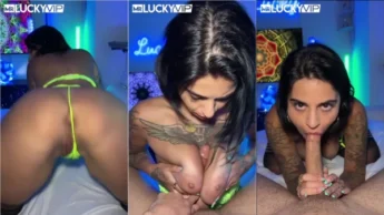 Video da mrluckyvip dando a buceta e levando dedada no cu
