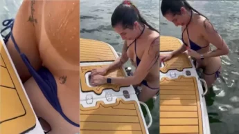 Alexandra Neves em mais um video safado no mar